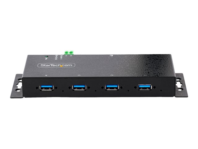 StarTech.com 4-Port USB C Hub - USB 3.2 Gen 2 (10 Gbps) - 3x USB-A & 1x USB- C - Powered - Universal Adapter Included - HB31C3A1CS - USB Hubs 