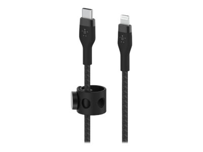 StarTech.com 50cm (20in) USB to Lightning Cable - MFi Certified - Coiled iPhone  Charger Cable - Black - Durable and Flexible TPE Jacket Aramid Fiber -  Heavy Duty Coil Charging Cable 