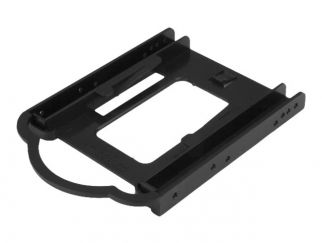 StarTech.com 2.5" HDD / SDD Mounting Bracket for 3.5" Drive Bay - Tool-less Installation - 2.5 Inch SSD HDD Adapter Bracket (BRACKET125PT) - storage bay adapter