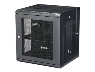 StarTech.com 15U 19 Wall Mount Network Cabinet, 16 Deep Hinged Locking IT  Network Switch Depth Enclosure, Assembled Vented Computer Equipment Data  Rack with Shelf & Flexible Side Panels - 15U Vented Cabinet 