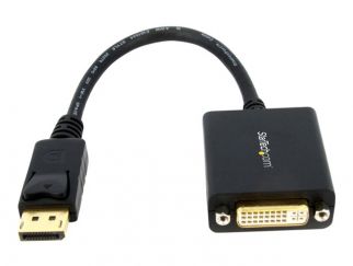 StarTech.com DisplayPort to DVI-D Adapter - 1920x1200 - Passive DVI Video Converter with Latching DP Connector (DP2DVI2) - DisplayPort adapter - 15.2 cm