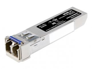 Cisco Small Business MGBLX1 - SFP (mini-GBIC) transceiver module - 1GbE - 1000Base-LX - LC single-mode - up to 10 km - 1310 nm - for Business 110 Series, 220 Series, 350 Series, Small Business SF350, SF352, SG250, SG350