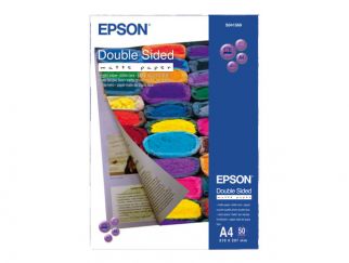 Epson Media, Media, Sheet paper, Double-Sided Matte Paper, Home - Speciality Media, A4, 210 mm x 297 mm, 178 g/m2, 50 Sheets, Singlepack