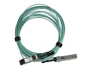 StarTech.com MSA Uncoded Compatible 10m/32.8ft 40G QSFP+ to QSFP+ AOC Cable, 40 GbE QSFP+ Active Optical Fiber, 40 Gbps QSFP Plus/Transceiver Module Cable, 40GE QSFP+ Active Optical Cable - Lifetime Warranty (QSFP40GAO10M) - 40GBase direct attach cable - 