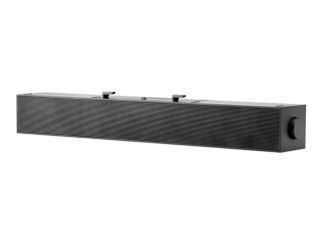 HP S101 - Sound bar - for monitor - 2.5 Watt - black (grille colour - black) - for HP 280, 34, Z1 G9, Elite 600 G9, 800 G9, EliteDesk 80X G8, Pro 400 G9, ProDesk 405 G8