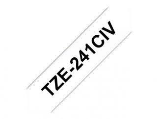 Brother TZe-241CIV - laminated tape - 1 cassette(s) - Roll (1.8 cm x 8 m)