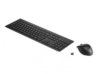 HP Wireless Rechargeable 950MK - Keyboard and mouse set - wireless - 2.4 GHz - UK - for Elite Mobile Thin Client mt645 G7, EliteBook 830 G6, Pro Mobile Thin Client mt440 G3