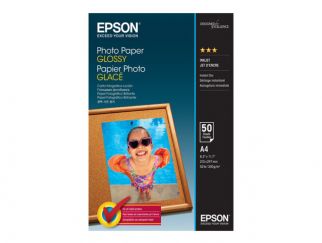 Epson Media, Media, Sheet paper, Photo Paper Glossy, Office - Photo Paper, Home - Photo Paper, Photo, A4, 200 g/m2, 50 Sheets, Singlepack