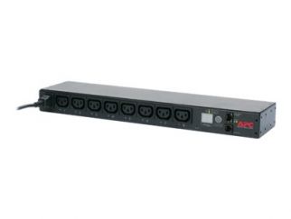 APC Switched Rack PDU AP7920B - Power distribution strip - AC 200/208/230 V - 2300 VA - Ethernet - input: IEC 60320 C14 - output connectors: 8 (power IEC 60320 C13) - 1U - 19" - black - for P/N: SMTL1000RMI2UC, SMX1000C, SMX1500RM2UC, SMX1500RM2UCNC, SMX7