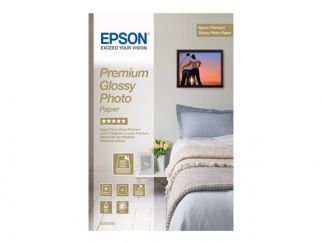 Epson Media, Media, Sheet paper, Premium Glossy Photo Paper, Office - Photo Paper, Home - Photo Paper, Photo, A4, 210 mm x 297 mm, 255 g/m2, 15 Sheets, Singlepack
