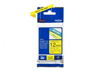 Brother TZe-631 - Standard adhesive - black on yellow - Roll (1.2 cm x 8 m) 1 cassette(s) laminated tape - for Brother PT-D210, D600, H110, P-Touch PT-1005, 1880, D410, D460, D610