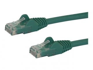 StarTech.com 10m CAT6 Ethernet Cable, 10 Gigabit Snagless RJ45 650MHz 100W PoE Patch Cord, CAT 6 10GbE UTP Network Cable w/Strain Relief, Green, Fluke Tested/Wiring is UL Certified/TIA - Category 6 - 24AWG (N6PATC10MGN) - patch cable - 10 m - green