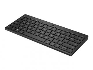 HP 355 Compact Multi-Device - Keyboard - wireless - Bluetooth 5.2 - UK - black - recyclable packaging