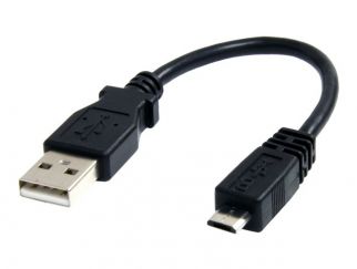 StarTech.com 6in Micro USB Cable - A to Micro B - USB to Micro B - USB 2.0 A Male to USB 2.0 Micro-B Male - 6-inches - Black (UUSBHAUB6IN) - USB cable - USB (M) to Micro-USB Type B (M) - USB 2.0 - 15 cm - black - for P/N: PIB2M21, PIB2MS1, PIB2S31, USB2PC