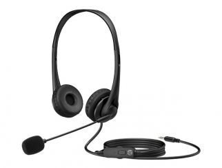 HP G2 - Headset - on-ear - wired - 3.5 mm jack - shadow black - for HP 245 G9, 256 G8, 25X G9, 34, EliteBook 1040 G9, Pro 260 G9, ProBook 44X G9, 45X G9