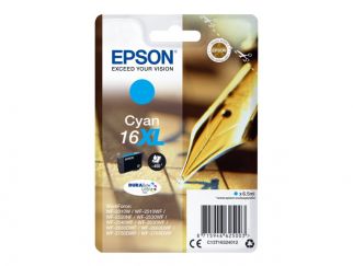 Epson Ink Cartridges, DURABrite" Ultra, 16XL, Pen and crossword, Singlepack, 1 x 6.5 ml Cyan