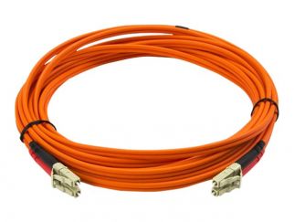 StarTech.com 5m Fiber Optic Cable - Multimode Duplex 50/125 - LSZH - LC/LC - OM2 - LC to LC Fiber Patch Cable - network cable - 5 m