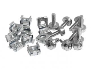 M5 MOUNTING SCREWS SILVER 100 PC SERVER RACK M5 CAGE NUTS