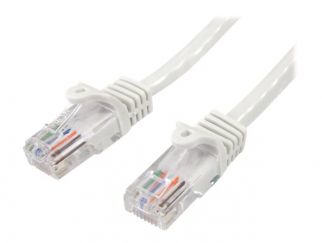 StarTech.com 1m White Cat5e / Cat 5 Snagless Patch Cable - patch cable - 1 m - white