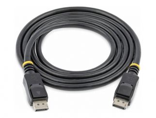 StarTech.com 10 ft DisplayPort 1.2 Cable with Latches - 4K x 2K (4096 x 2160) @ 60Hz - DPCP & HDCP - Male to Male DP Video Monitor Cable (DISPLPORT10L) - DisplayPort cable - 3 m