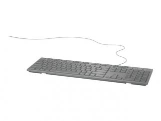 Dell KB216 - Keyboard - USB - QWERTY - UK - grey - for Inspiron 3459, Latitude 3310 2-in-1, 34XX, 35XX, 7390 2-in-1, Precision 3510, 5510, 7510