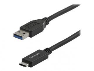 StarTech.com 3 ft 1m USB to USB C Cable - USB 3.1 10Gpbs - USB-IF Certified (USB31AC1M) - USB cable - 24 pin USB-C (M) to USB Type A (M) - USB 3.1 - 1 m - black - for P/N: DKM30CHDPD, DKM30CHDPDUE, HB31C2A2CME, HB31C3A1CME, PEXUSB312A1C1H, PEXUSB312A2C2V