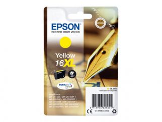 Epson Ink Cartridges, DURABrite" Ultra, 16XL, Pen and crossword, Singlepack, 1 x 6.5 ml Yellow