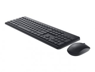 Dell Wireless Keyboard and Mouse KM3322W - keyboard and mouse set - QWERTY - International English - black - with 3-year NBD Advanced Exchange