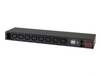 APC Metered Rack PDU AP7821B - Power distribution unit (rack-mountable) - AC 100-240 V - Ethernet 10/100 - input: IEC 60320 C20 - output connectors: 8 (power IEC 60320 C13) - 1U - 2.5 m cord - for P/N: SMTL1000RMI2UC, SMX1000C, SMX1500RM2UC, SMX1500RM2UCN
