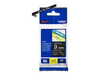 Brother TZe-325 - Standard adhesive - white on black - Roll (0.9 cm x 8 m) 1 cassette(s) laminated tape - for Brother PT-D210, D600, H110, P-Touch PT-1005, 1880, E800, H110, P-Touch Cube Plus PT-P710