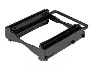 StarTech.com Dual 2.5" SSD/HDD Mounting Bracket for 3.5" Drive Bay - Tool-Less Installation - 2-Drive Adapter Bracket for Desktop Computer (BRACKET225PT) - storage bay adapter