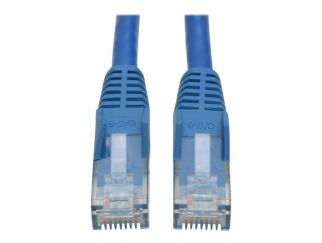 Eaton Tripp Lite Series Cat6 Gigabit Snagless Molded (UTP) Ethernet Cable (RJ45 M/M), PoE, Blue, 3 ft. (0.91 m) - patch cable - 0.9 m - blue