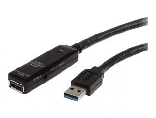 StarTech.com 3m USB 3.0 Active Extension Cable - M/F - 3m USB 3.0 Extension Cable - USB 3.0 repeater Cable (USB3AAEXT3M) - USB extension cable - USB Type A to USB Type A - 3 m