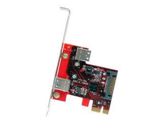 StarTech.com 2 port PCI Express SuperSpeed USB 3.0 Card with UASP Support - 1 Internal 1 External - Dual Port PCIe USB 3.0 Adapter (PEXUSB3S11) - USB adapter - PCIe 2.0 - 2 ports