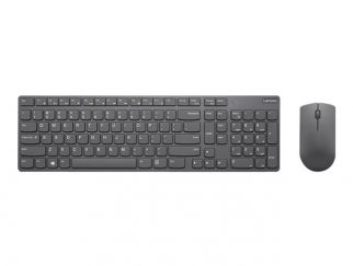 Lenovo Professional Ultraslim Combo - keyboard and mouse set - UK - iron grey