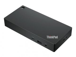 Lenovo ThinkPad Universal USB-C Smart Dock - Docking station - USB-C - HDMI, 2 x DP - GigE - 135 Watt - for ThinkPad E14 Gen 3, T14s Gen 2, X1 Carbon Gen 9, X1 Yoga Gen 6