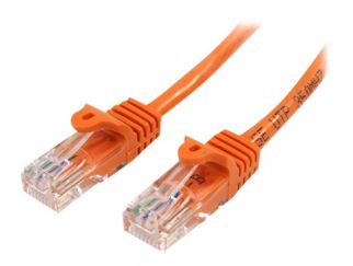 StarTech.com 5m Orange Cat5e / Cat 5 Snagless Ethernet Patch Cable 5 m - patch cable - 5 m - orange