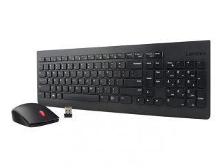 Lenovo Essential Wireless Combo - Keyboard and mouse set - wireless - 2.4 GHz - UK