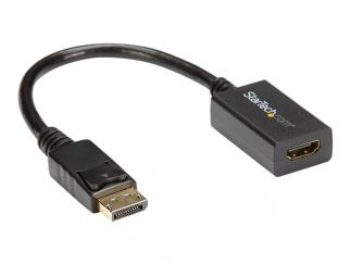 StarTech.com DisplayPort to HDMI Adapter - 1920x1200 - HDMI Video Converter - Latching DP Connector - Monitor to HDMI Adapter (DP2HDMI2) - Adapter - DisplayPort male to HDMI female - 26.5 cm - for P/N: DK30CH2DEP, DK30CH2DEPUE, DK30CHDDPPD, DK30CHDPPDUE, 