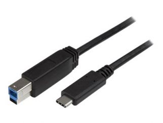 StarTech.com USB C to USB B Printer Cable - 6 ft / 2m - USB C Printer Cable - USB C to USB B Cable - USB Type C to Type B (USB315CB2M) - USB cable - USB-C to USB Type B - 2 m