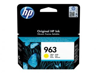 HP 963 - 10.7 ml - yellow - original - ink cartridge - for Officejet Pro 9010, 9012, 9013, 9014, 9015, 9016, 9018, 9019, 9020, 9022, 9023, 9025, 9028