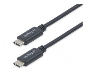 StarTech.com 2m 6 ft USB C Cable - M/M - USB 2.0 - USB-IF Certified - USB-C Charging Cable - USB 2.0 Type C Cable (USB2CC2M) - USB cable - 24 pin USB-C (M) to 24 pin USB-C (M) - Thunderbolt 3 / USB 2.0 - 2 m - black - for P/N: DKT30CHD, HB30C1A1CPD, HB30C
