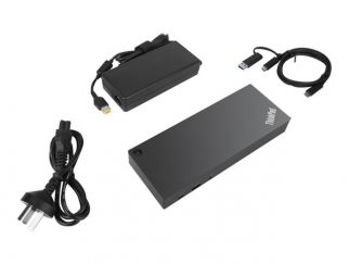 ThinkPad Hybrid USB-C with USB-A Dock includes power cable. For AU.