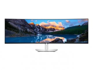 Dell UltraSharp U4924DW - LED monitor - curved - 49" - 5120 x 1440 5K Dual QHD @ 60 Hz - IPS Black - 350 cd/m² - 2000:1 - 5 ms - 2xHDMI, DisplayPort, USB-C - speakers - with 3 years Basic Hardware Service with Advanced Exchange
