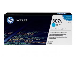 HP 307A - CE741A - 1 x Cyan - Toner cartridge - For Color LaserJet Professional CP5225, CP5225dn, CP5225n