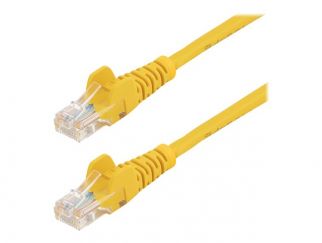 StarTech.com 1m Yellow Cat5e / Cat 5 Snagless Patch Cable - patch cable - 1 m - yellow