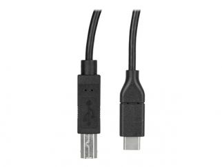 StarTech.com USB C to USB B Printer Cable - 1.6 ft / 0.5m - USB C Printer Cable - USB C to USB B Cable - USB Type C to Type B (USB2CB50CM) - USB-C cable - 24 pin USB-C to USB Type B - 50 cm