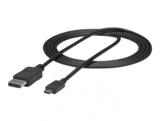 StarTech.com 6ft/1.8m USB C to DisplayPort 1.2 Cable 4K60, USB-C to DP Cable HBR2, USB Type-C DP Alt Mode to DP Monitor Video Cable, Works w/ TB3, Limited stock, see similar item CDP2DP2MBD - USB-C Male to DP Male - DisplayPort cable - USB-C to DisplayPor