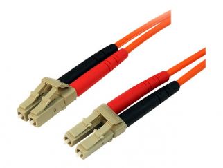 StarTech.com 10m Fiber Optic Cable - Multimode Duplex 50/125 - LSZH - LC/LC - OM2 - LC to LC Fiber Patch Cable - patch cable - 10 m - orange