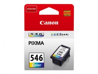 Canon CL-546 - 8289B001 - 1 x Cyan,1 x Magenta,1 x Yellow - Ink Cartridge - For PIXMA iP2850,MG2450,MG2550,MG2555,MG2950,MG2950S,MX495